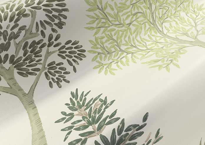 Coppice Faux Silk, Olive - Roman Blind - Image 4